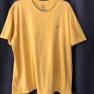 Polo Ralph Lauren T-Shirt Men's XL Yellow￼ Short Sleeves